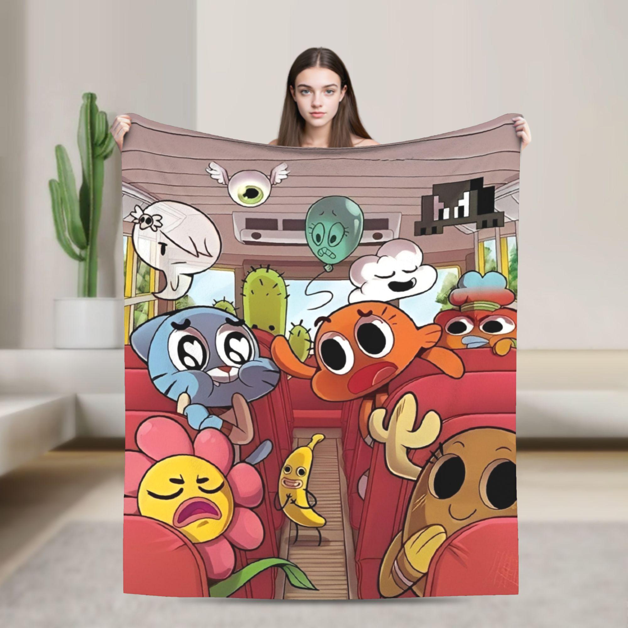 

The Amazing World Of Gumballs Blanket Super Soft Warm Throw Blankets for Couch 50x60 Inch Multi-size Bedding Throws 100x150cm
