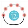 Tdk EXNAS Magnetic Necklace Lightweight 10g High Magnetic Force 160mT Shoulder Neck Stiffness Improve Blood Circulation (42cm Red)
