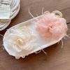 Lace Mesh Flower Grab Clip Female Super Fairy Design Back Head Flower 2025 Shark Clip