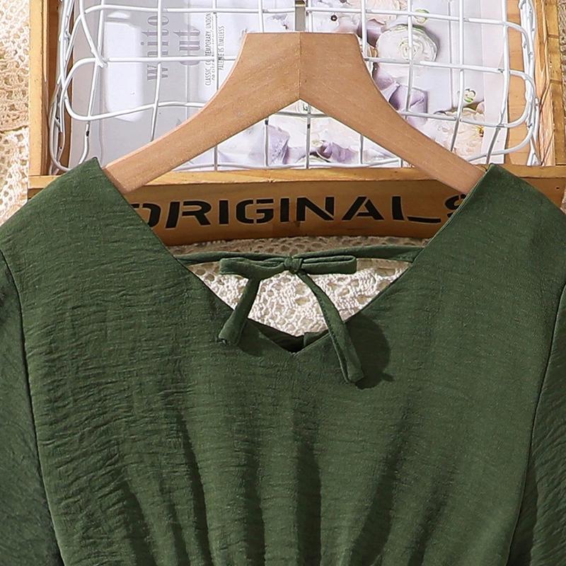 Girl Long Sleeves Dress Children Kid Casual Princess Dresses Clothes