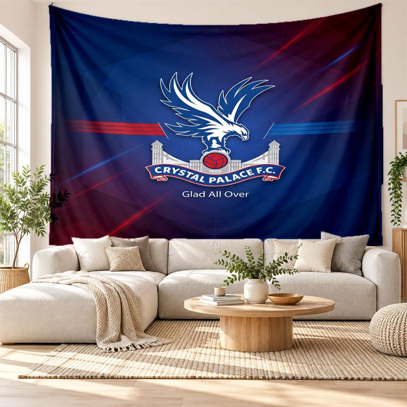 Crystal Palace Wall Tapestry, Soft Fabric Wall Hanging, Decorative Backdrop For Bedroom Home Wall Art