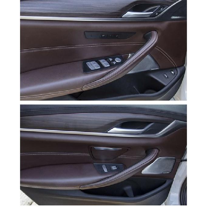 4x Car Interior Left & Right Door Handle ABS Trim Part For BMW 5 Series G30 17+