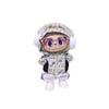 Labubu Doll Outfit Set 15cm 17cm Fashion Hooded Sun Protection Pants Headphones Glasses 4 Or 5 Piece Toy Clothing