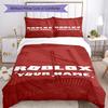 Roblox Customizable Name Bed Sheet Set Design for Study room Machine Washable Custom Room Decor Birthday/Christmas GiftSpiritual Gift