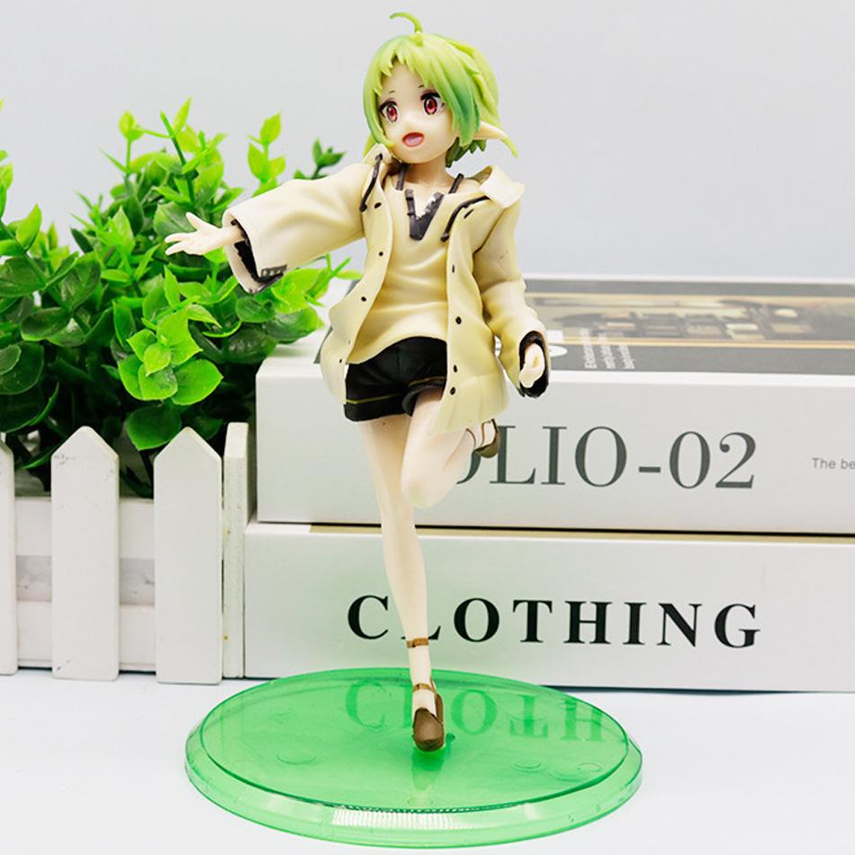 New 17.5CM Anime Jobless Reincarnation Sylphiette Greyrat Action Figure Desktop Decorations Kawaii Girl Figures Dolls Gift
