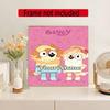 Bluey Customize Your Name Diamond Painting Round Diamond Diy Frameless Holiday Artwork Suitable For Home Office Wall Decoration
