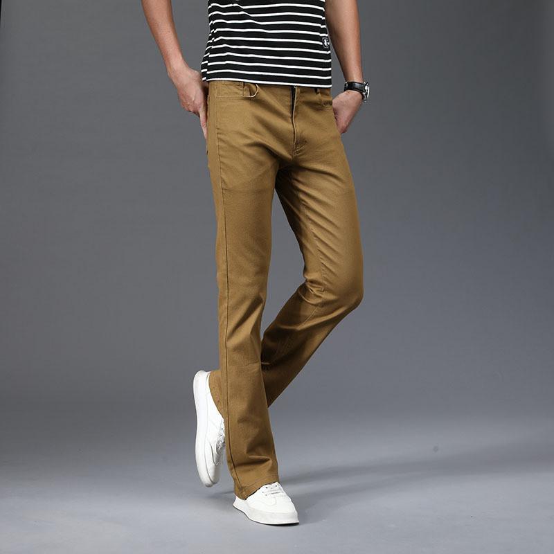 Džíny Pánské Pánské džínové kalhoty Micro-FIare Klasické Návrhář Běžné kalhoty FIared Pánské džínové rovné kalhoty