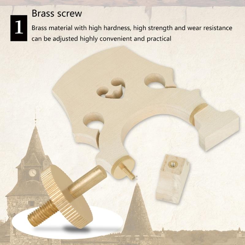 Cello Parts Cello Bridge 1/2 1/4 4/3 1/8 Size Cello String Bridges Musical Instrument Accessory Maple Wood Cello Bridge