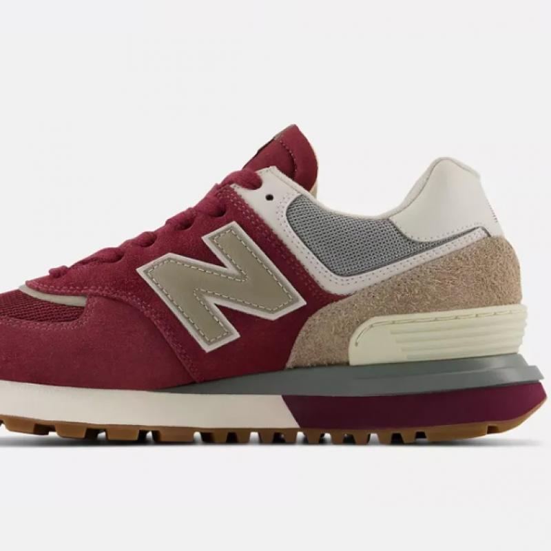 New Balance Sneakers Unisex 574 Legacy Bordeauxrot Beige