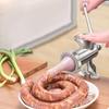 Robuste manuelle Fleischwolf-Aluminiumlegierung-Lebensmittelmühle mit 3 Wurstfüllröhren & Zubehör, für Küche, Zuhause, Restaurant