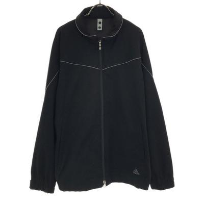 Chaqueta con cremallera de manga larga de golf adidas O negra para hombre usada