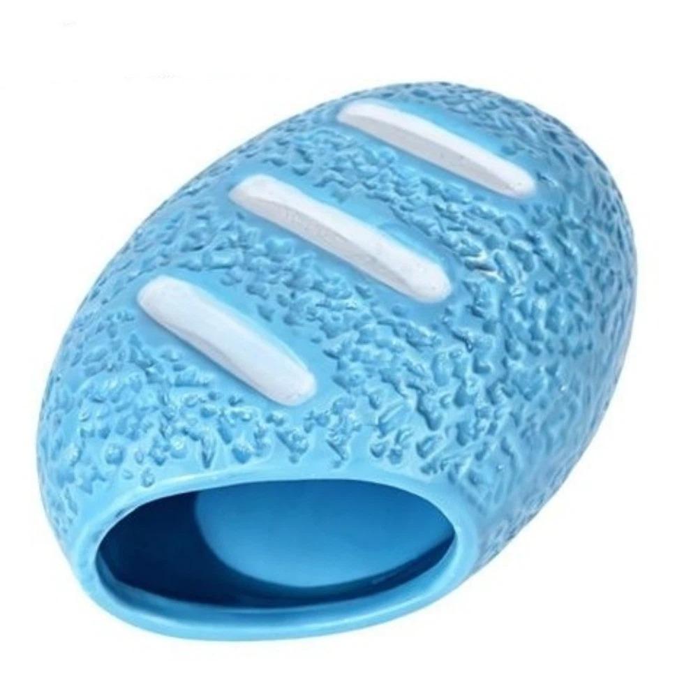 Cooling Bread Shaped Reptile Hideout Anti-slip Fish Spawning Cave Pet Habitat Cave Reptile Cage