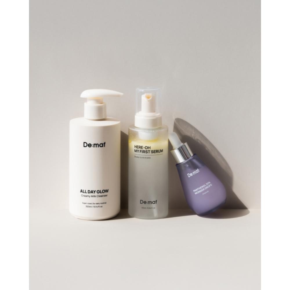 

Demaf Quick Dry Escape Set Milk Cleanser 300ml+universal Foundation 155ml+panthenol 55ml NONE