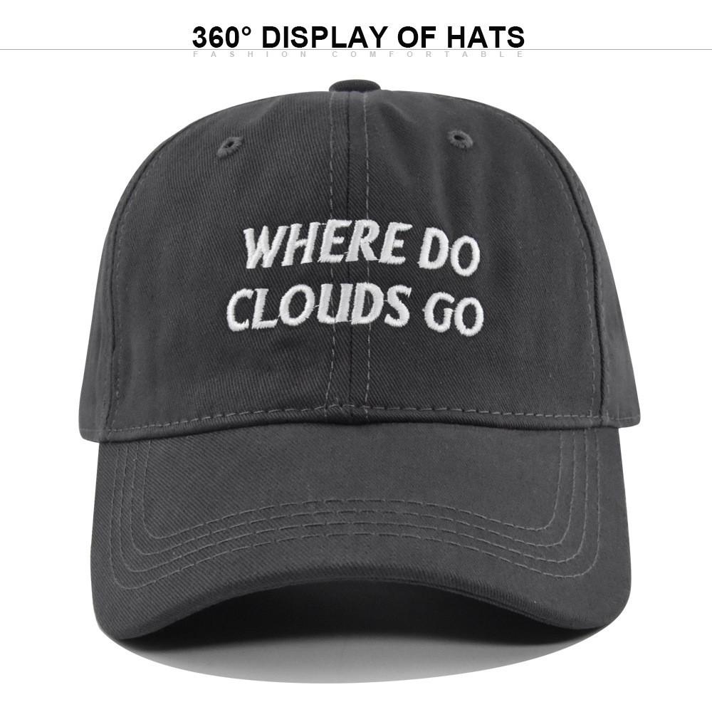Cap Where Baseball Do Letter Embroidered Duckbill Sunshade Hat Material Cotton