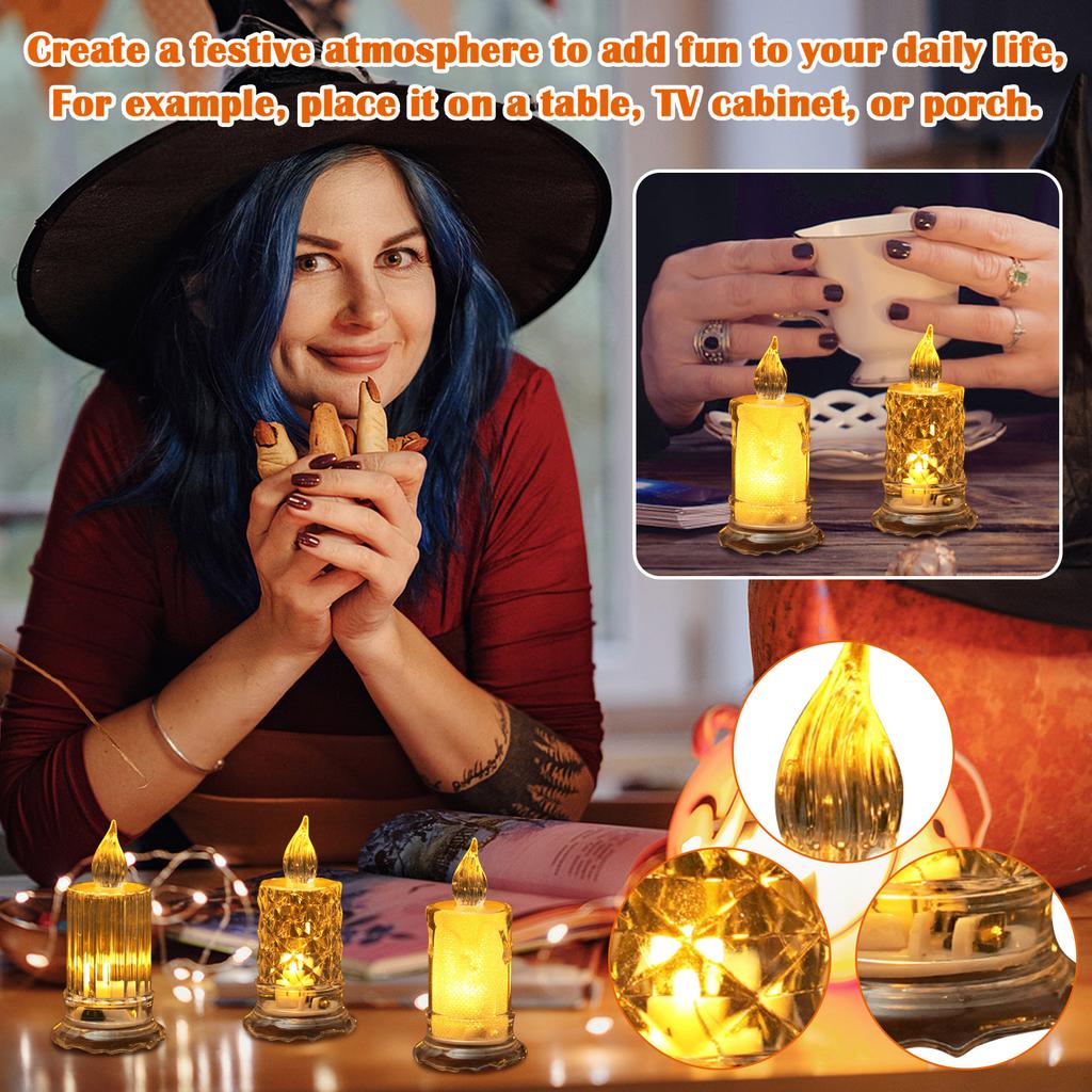LED Electronic Candles, Crystal Candles, Miniature Thumbs, Night Lights, Desktop Cute Handicrafts, Decorative Ornaments