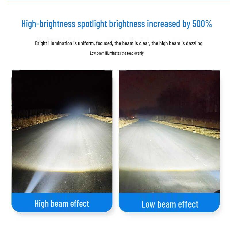 Uniform Light Jiefang JH6 LED Headlight Assembly with Laser Lens Upgrade for Dual Low Beams