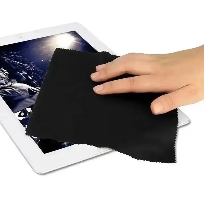 10Pcs Smooth Lint Free Glasses Lens Cleaning Cloth Sunglasses Glass Tabletop Cups Scratch Frees Clean Products Portable Reusable
