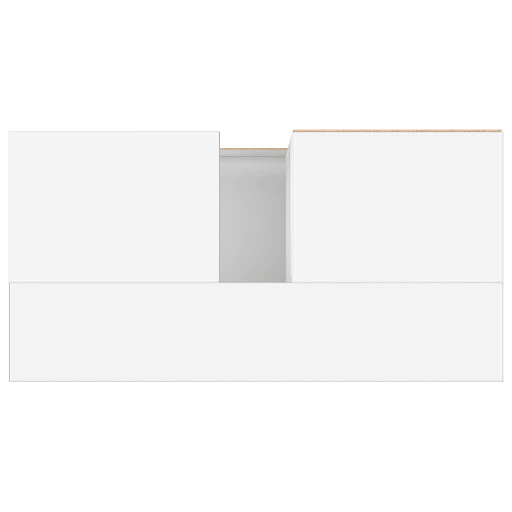Vidaxl Bathroom Cabinet, White, 65X33X60 Cm, Wood-Based Material
