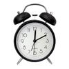 4" Silent Metal Alarm Clock with Light & Customizable Logo for Kids/Students