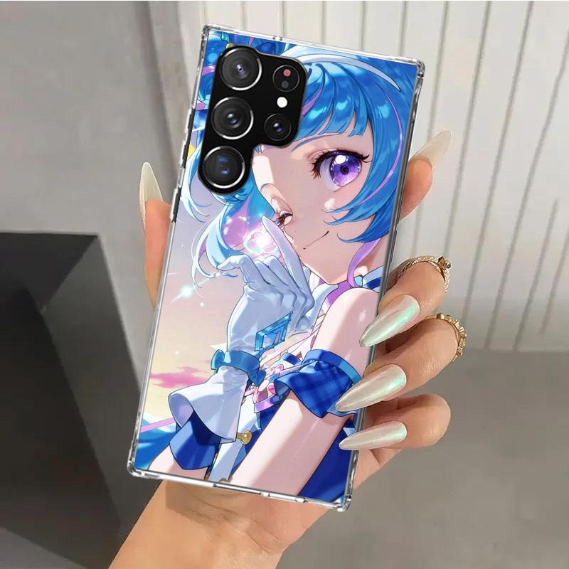 Pretty Cure Anime Phone Case for Samsung Galaxy S26 S24 S23 Ultra S25 Edge S22 S21 Plus S20 FE + Soft Print Shell Funda Galaxy S