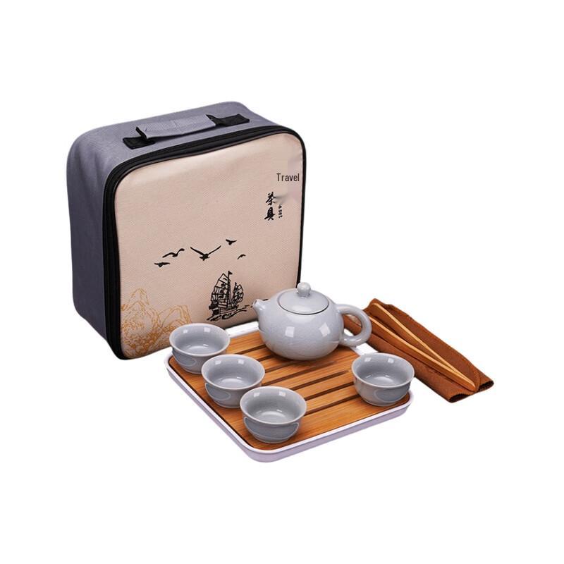Portable Ceramic Travel Tea Set