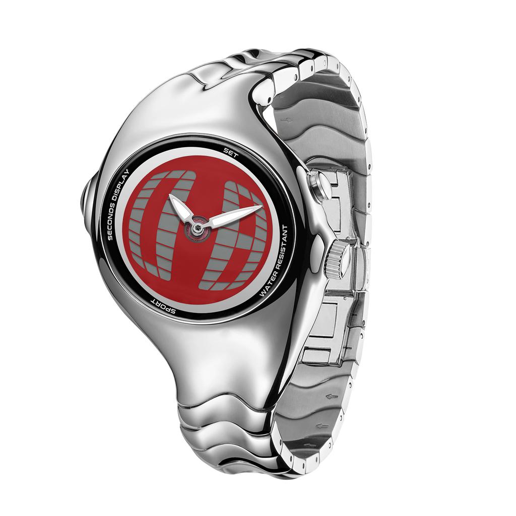 Y2K Creative Design Twisted Case Unique Digital Dial Quartz Watches Men's Shapes Watch Man Luminous Steel Watch Male AAA Clock