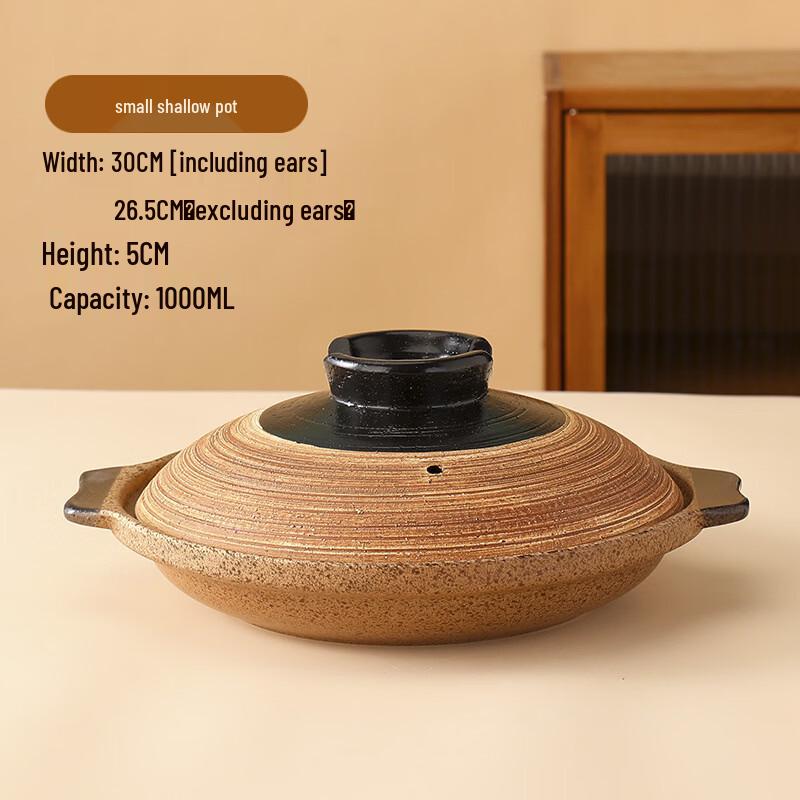 Japanese Style High-Temperature Clay Stew Pot