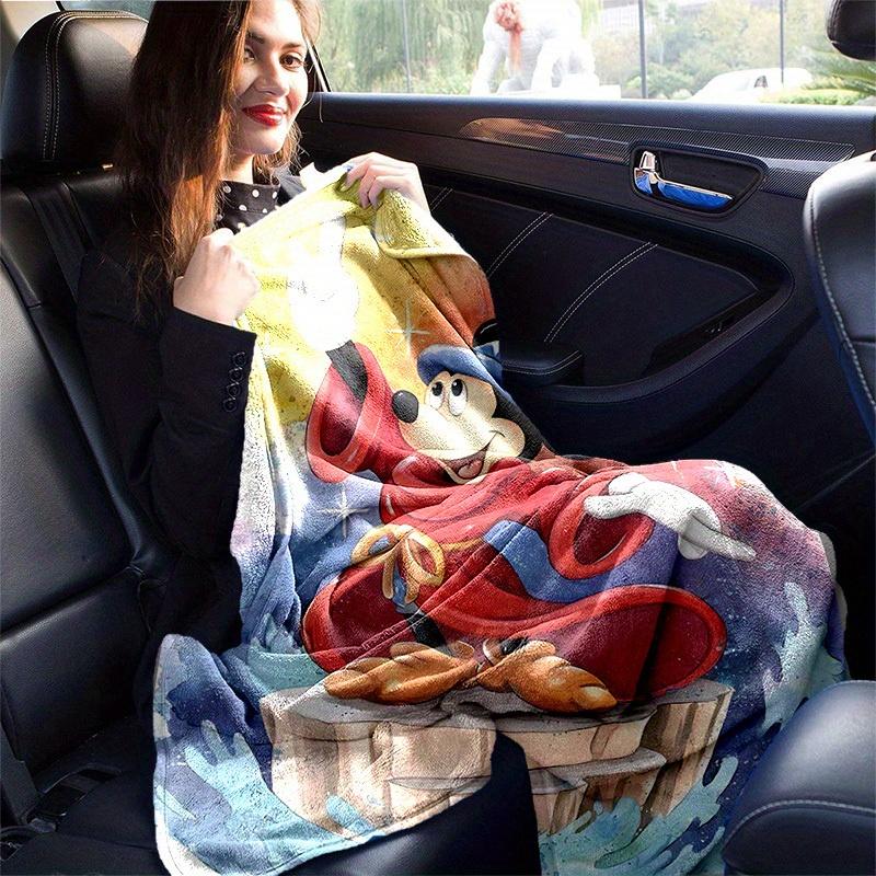 1 Stück, Magische Mickey Maus Heimdekor Decke: Eine kuschelige Flanelldecke für Ihr Wohnzimmer, Schlafzimmer oder den Außenbereich, perfekt als Geschenk, ideal für Reisen