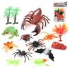 Detailed Static Pvc Insect Model Collection Featuring Frogs Ants Centipedes And Bees