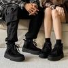 3393 Tooling Martin boots men's and women's height-increasing couple's autumn and winter outdoor hiking boots retro high-top shoes