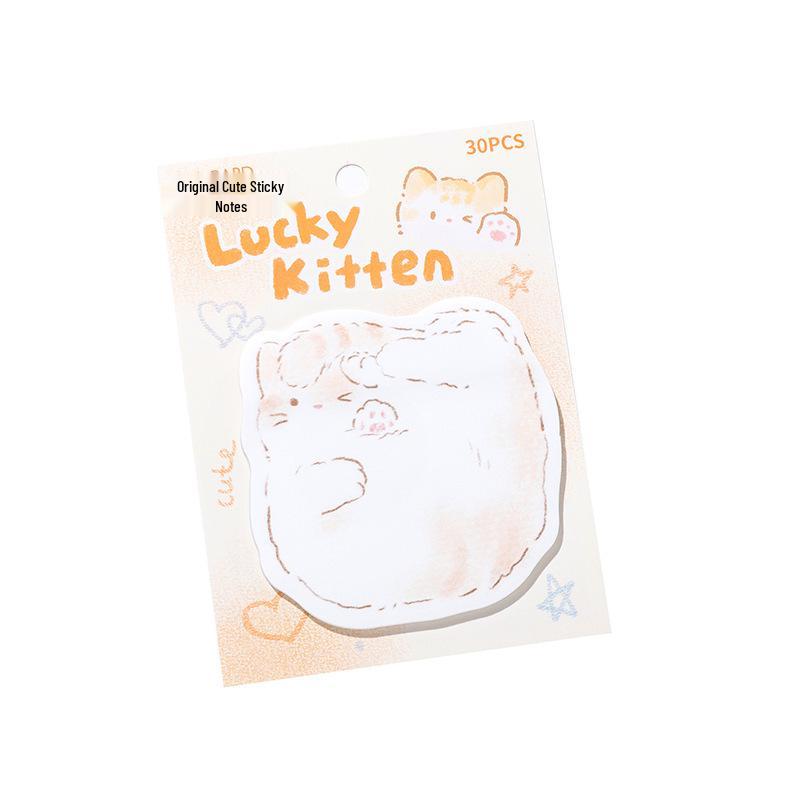 Mò Mò Cat Paradise Sticky Notes: Cute Kitten Series for Students & Diary Decoration