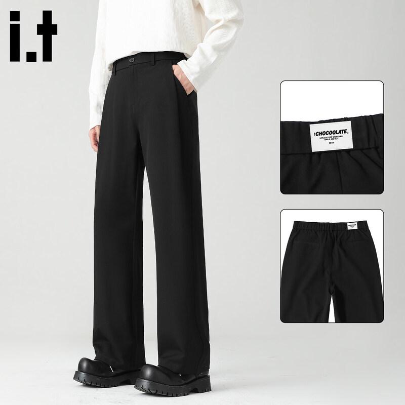 Men s :CHOCOOLATEit American Style Loose Straight Casual Trousers M