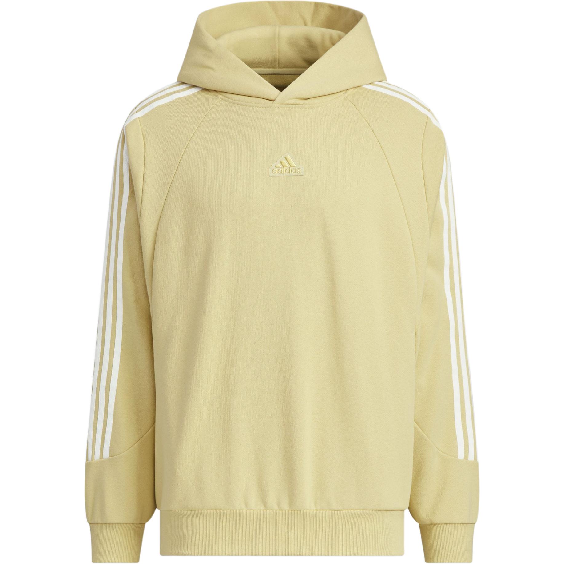 adidas Unisex Light Khaki ST 3ST WRM HOOD Knit Hooded Pullover Sweatshirt JI6637 L 4690₽