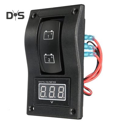 PANNELLO pulsante interruttore della luce on//off 12V LED Push COLORE LED BLU 23cm FILO
