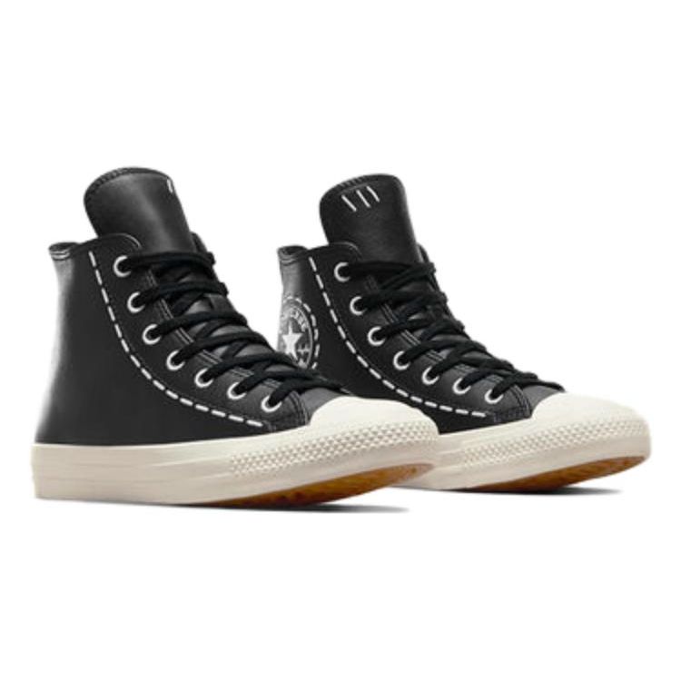 Converse  Chuck Taylor All Star High Bold Stitch - Black Women Sneakers Egret A07954C