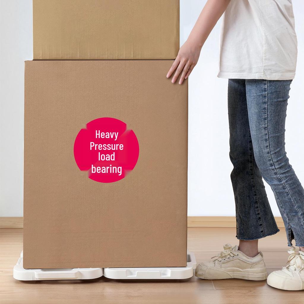 Splittable Wheeled Flatbed Trolley for Moving Heavy Items