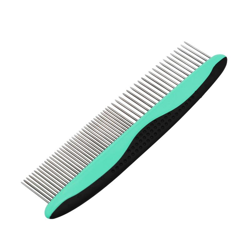 Automatic Pet Hair Removal Brushes Open Node Needle Telescopic Adhesive Bead Cleaning Comb for Medium and Large Dogs Cats | Dog Comb
