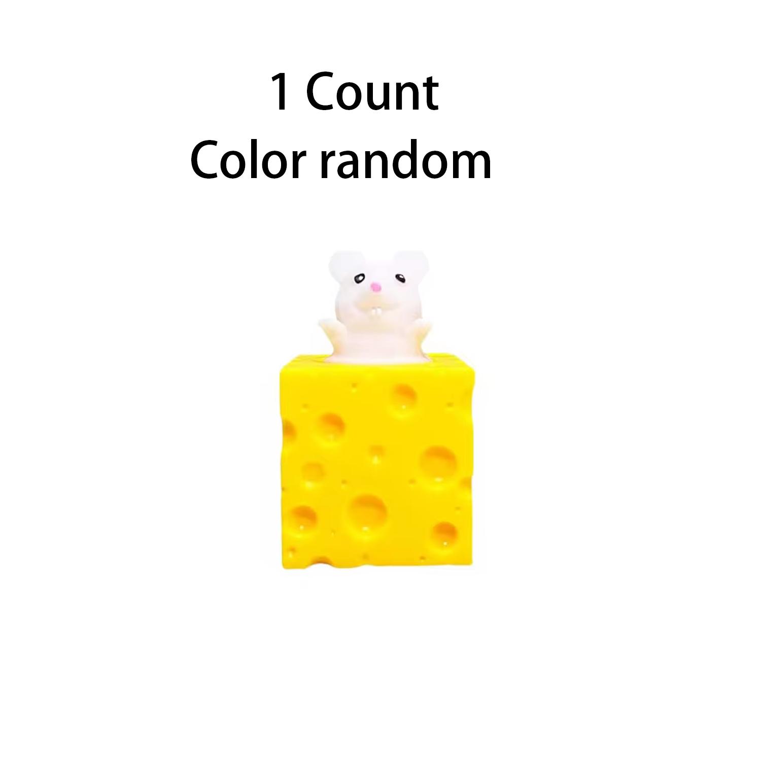Release Cheese Mouse Cup Pinch Music Squeezing Yellow Man Cheese Squirrel Cup Mock Release Ball Ground Mouse Toy Other