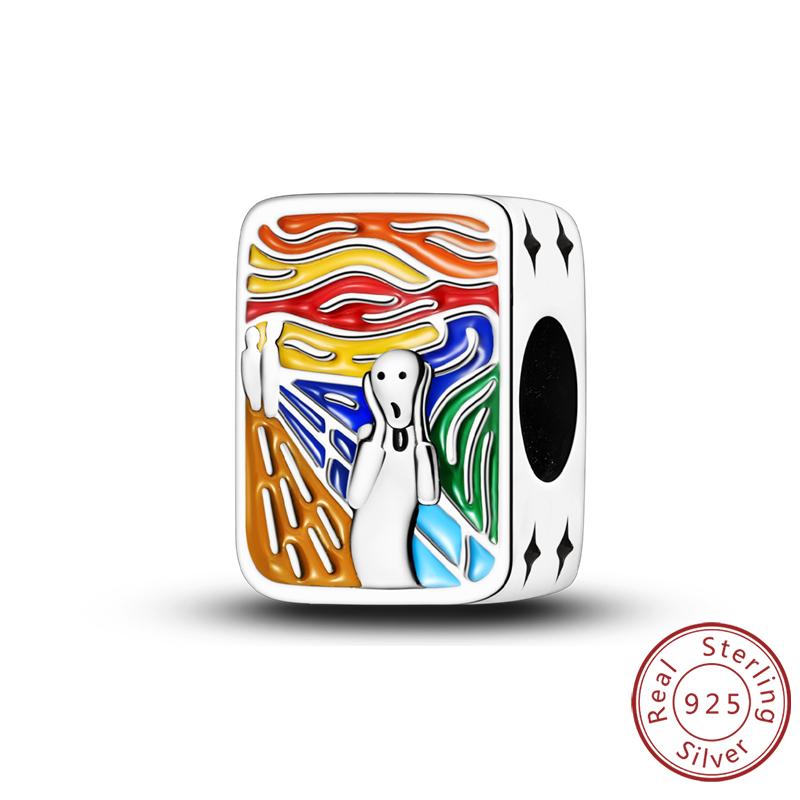 Red Series Charms Beads Pendan Copper Suitcase Red Wine High Heels Cherry Charm Fit Original Bracelet Woman Jewelry