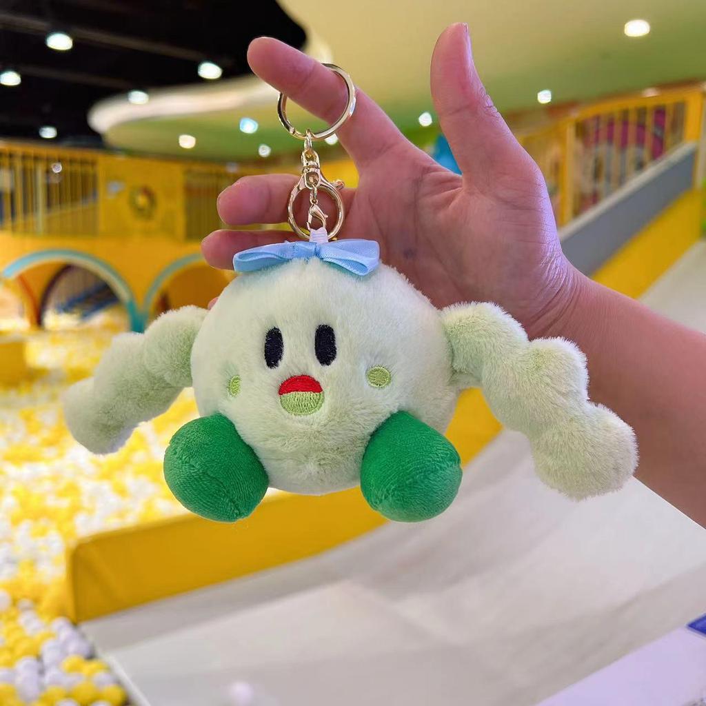 Adorable Kirby Plush Pendant Charm - Small Stuffed Cartoon Figurine