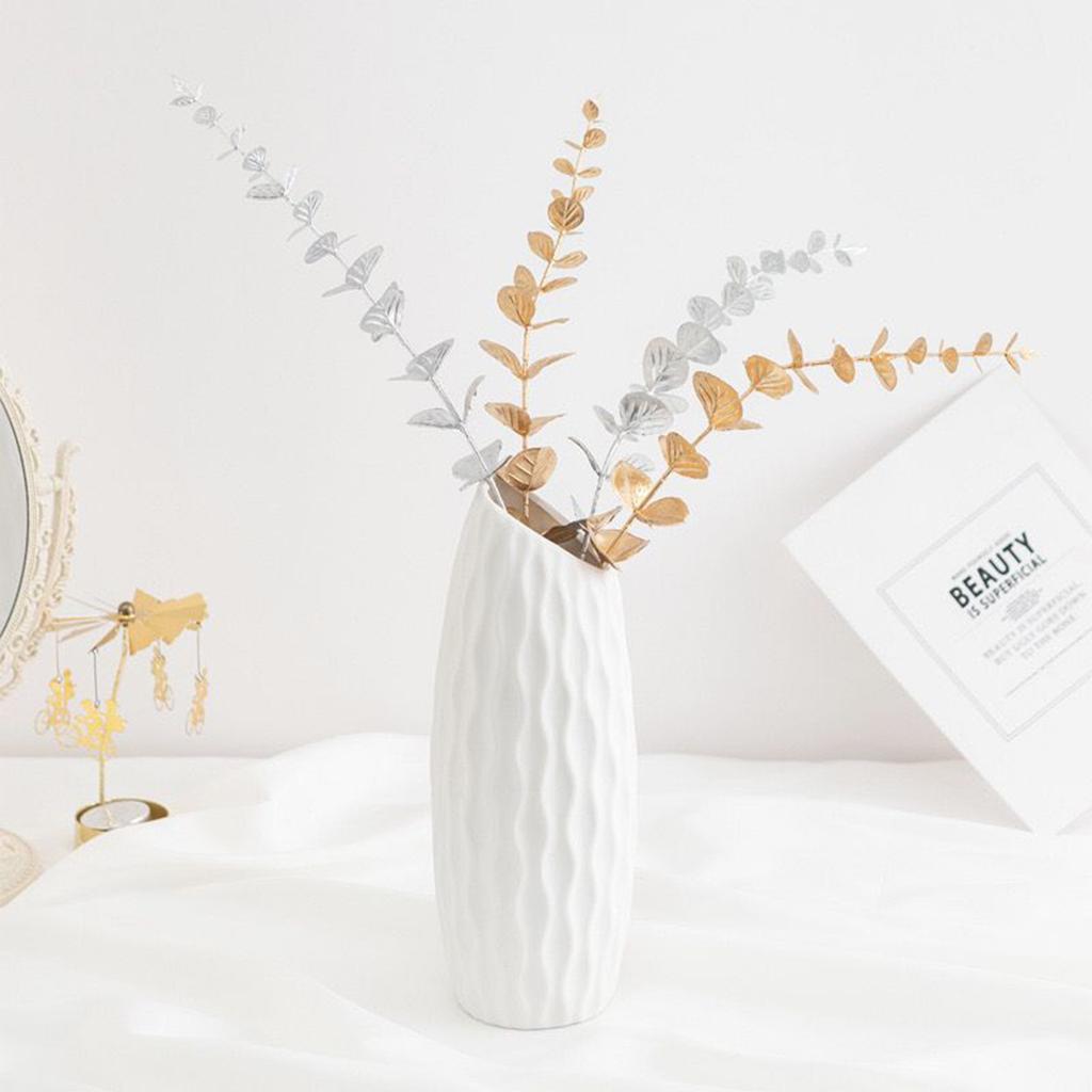 10Pcs Artificial Eucalyptus Leaves Flowers Bouquet Decoration Party Wedding Floral Arrangement Home Decor Greenery Fake Plant
