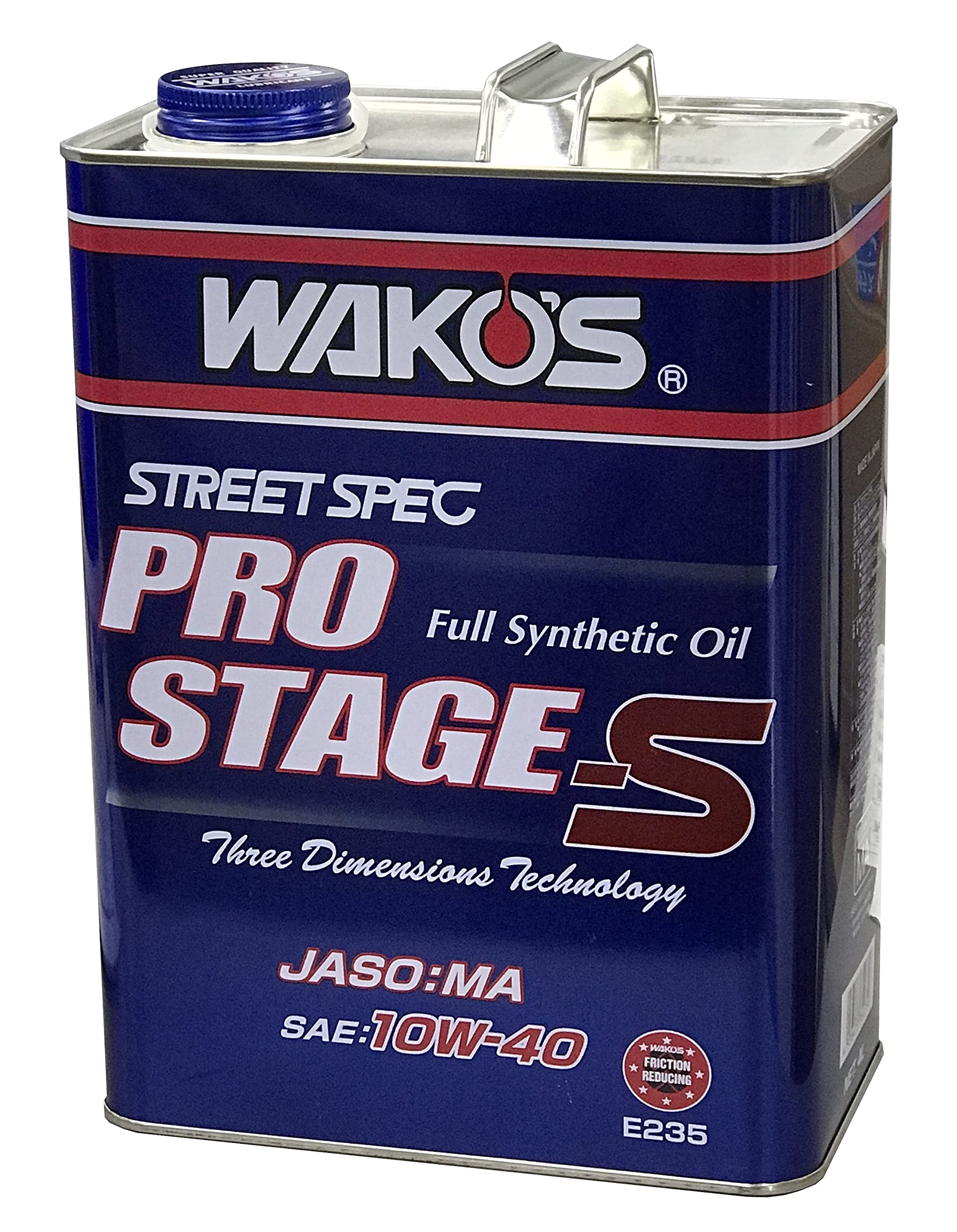 

WAKO S PRO-S40 Pro Stage S 10W-40 E235 Engine Oil, 4L