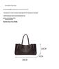 Za 2025 Women's High-End Woven Tote Bag: Fashionable Large-Capacity Handbag & Shoulder Shopping Bag
