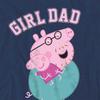 Peppa Pig Unisex Adult Girl Dad Daddy Pig Heather T-Shirt