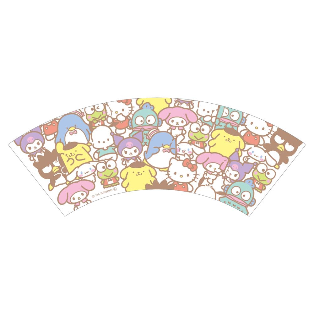 Tees Factory Sanrio Hello Kitty, Kuromi, Pochacco, Pompompurin, My Melody, Hangyodon, Battz-Maru, Tuxedo Sam, Keroppi Sanrio Characters Mug
