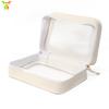 Toiletry Case Travel Transparent Cosmetic Bag with Zipper Portable Make up Organizer  Compact Leather Cosmetic Case With Zipper