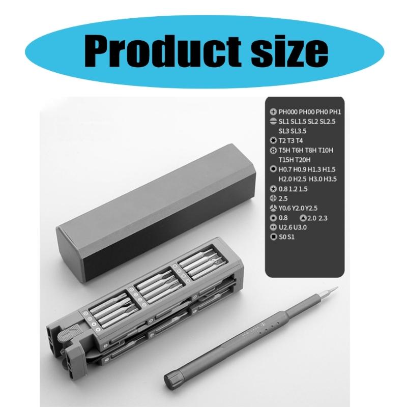 Magnetisches Miniatur-Schraubendreher-Werkzeugset Geeignet für effiziente Elektronikreparatur und -wartung Reparaturen von Kleingeräten