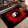 Creative Tai Chi Yin Yang Pattern Printed Carpet Set for Office Desk Coffee Table and Corridor Decoration Mat Fashionable Carpet