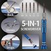 132-Piece Watch Repair Tool Set with Strap Remover and Hole Punching Tools
