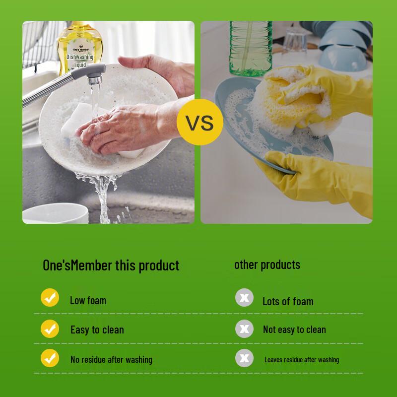 OM Hyaluronic Acid Baking Soda Dish Soap